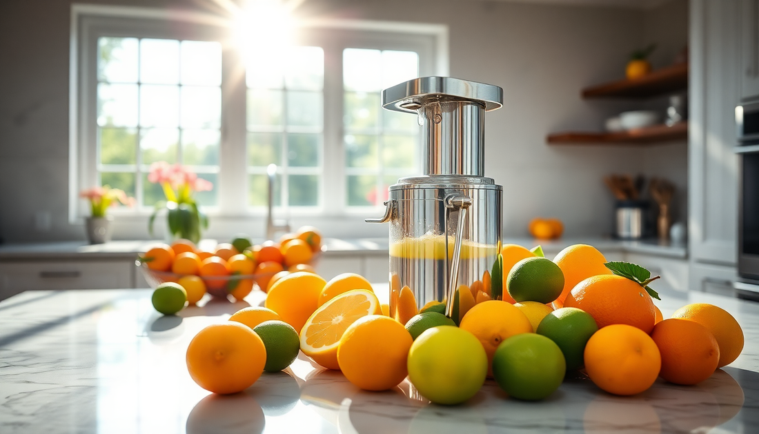 Unlock the Zesty Goodness: Discover the Power of the Lemon Squeezer Manual Fruit Juicer Clip at BlenderJuice.com