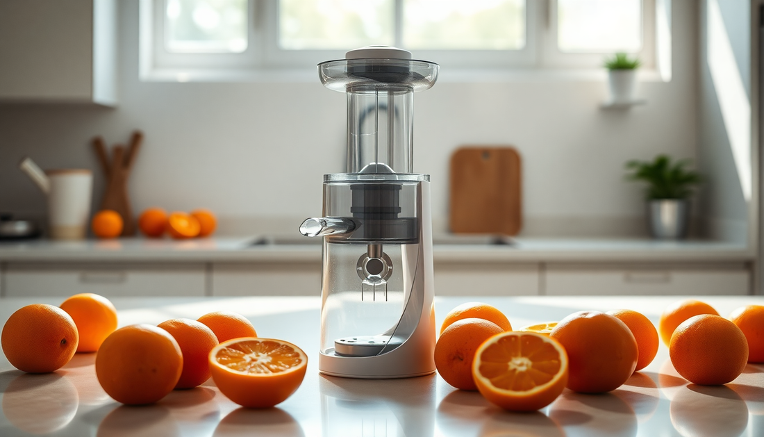 Unleash the Power of Citrus: Discover the Food Plastic Manual Juicer Cup Orange Juicer at BlenderJuice.com