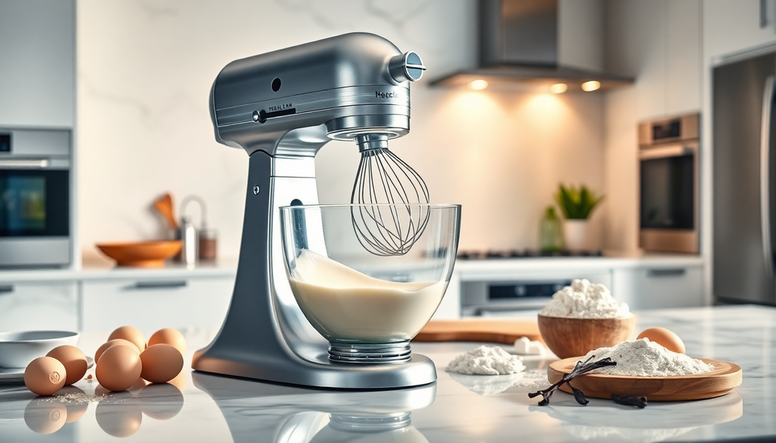 Revolutionize Your Kitchen with the Self-Turning Egg Cream Stirring Kitchen Whisk from BlenderJuice.com