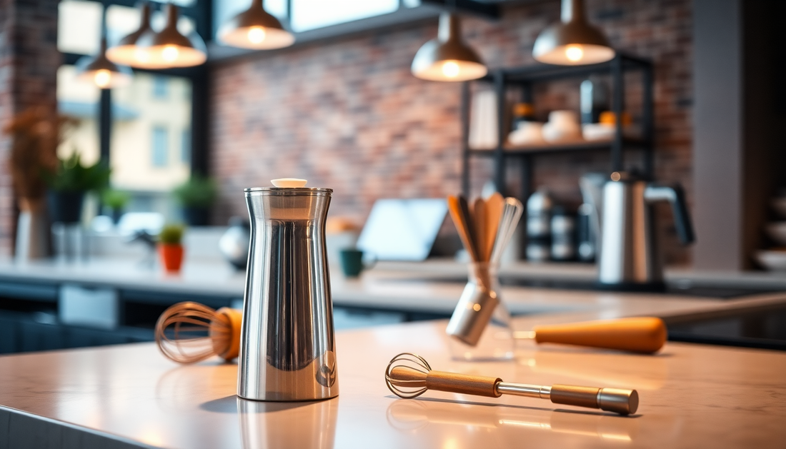 Elevate Your Coffee Experience with the Milk Foamer Coffee Whisk Mixer Handle Stirrer from BlenderJuice.com