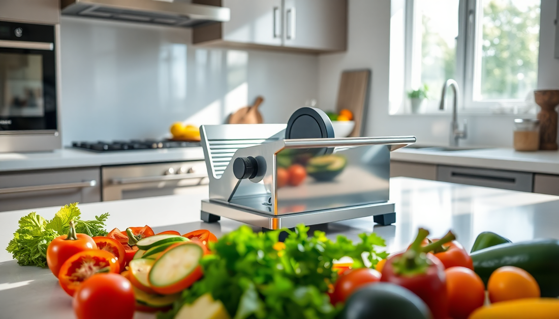 Unlock the Power of Manual Kitchen Accessories: Discover the Multifunctional Round Mandoline at BlenderJuice.com