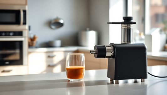 Unlock the Power of Healthy Juicing with the Simple Hand Cast Iron Stainless Steel Juicer from BlenderJuice.com