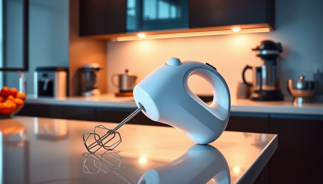 Discover the Versatility of the Beater Ejector Button 7 Speed Electric Handheld Mixer from BlenderJuice