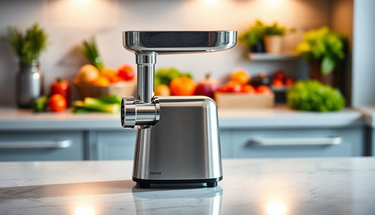 Elevate Your Culinary Creations with the Stainless Steel Electric Meat Chopper from BlenderJuice.com