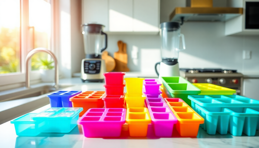 Elevate Your Blended Creations with Silicone Ice Cube Trays from BlenderJuice.com