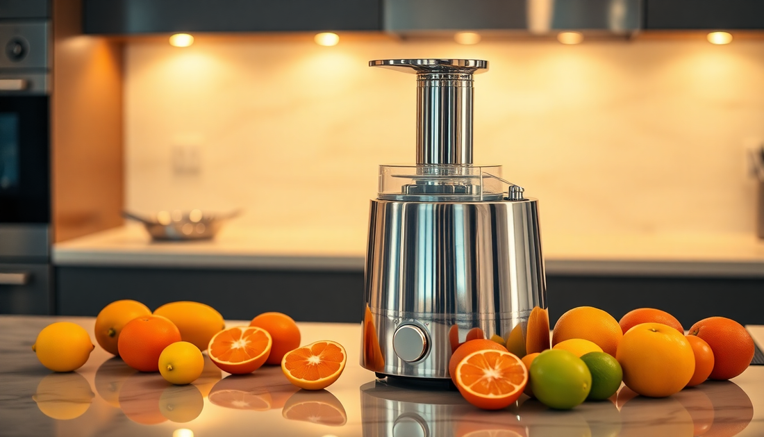 Unlock the Zest of Citrus: Discover the Stainless Steel Citrus Fruits Squeezer at BlenderJuice.com