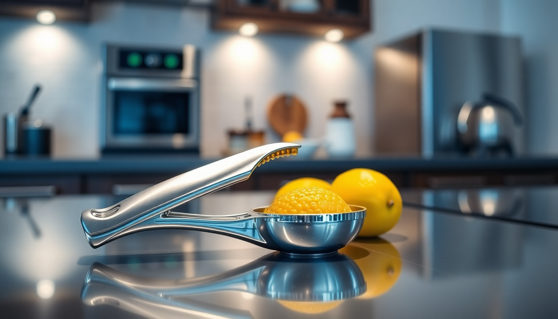 Unlock the Power of Fresh Juice with the Stainless Steel Lemon Fruits Squeezer from BlenderJuice.com