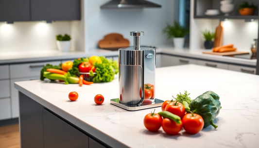 Revolutionize Your Meal Prep with the New Hand-crank Vegetable Cutting Press Grater Slicer from BlenderJuice.com