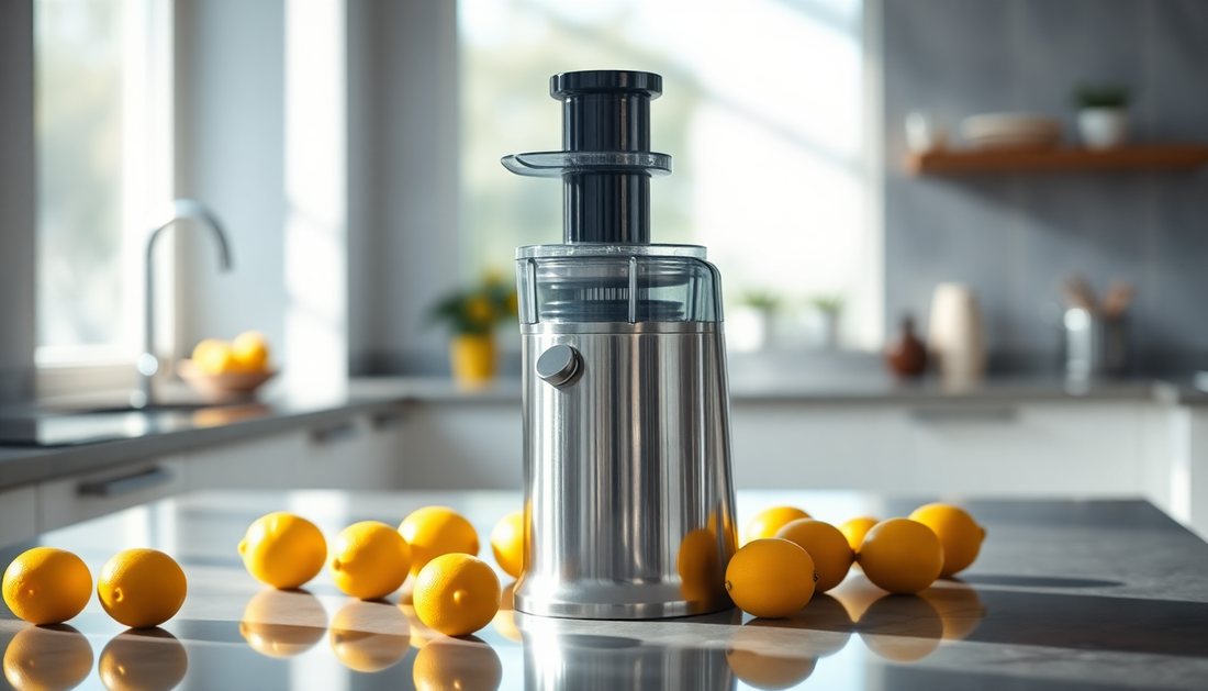 Squeeze the Most Out of Your Lemons with BlenderJuice.com's Stainless Steel Lemon Juicer