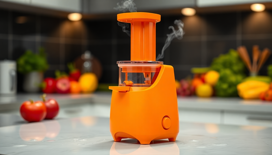 Unleash the Power of Portable Juicing with the Mini Portable Juicer Orange from BlenderJuice.com