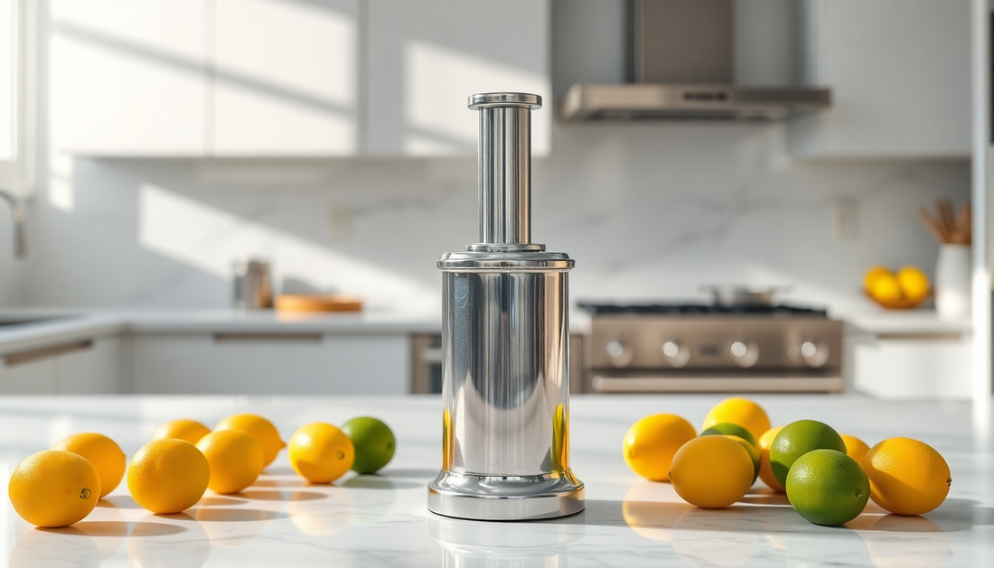Squeeze the Most Out of Your Kitchen with BlenderJuice.com's Stainless Steel Lemon Squeezer