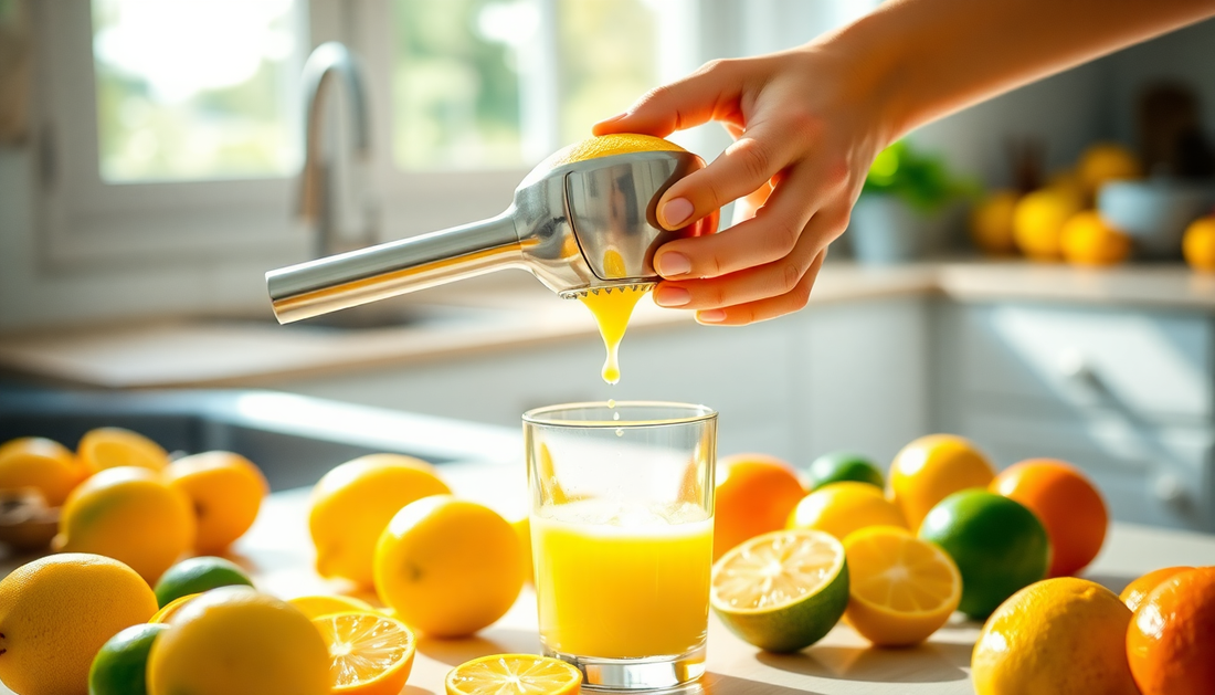 Unleash the Power of Fresh Citrus: Discover the Best Manual Lemon Squeezer at BlenderJuice.com