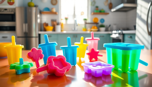 Unleash Your Inner Artist with Cartoon Ice Cream Mold Silicone Popsicle Molds