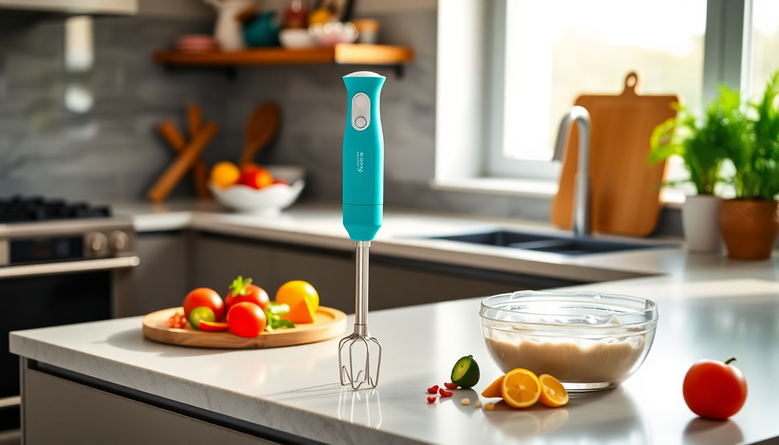 Unlock the Power of Healthy Cooking with the Multifunctional 7 Speed Mini Mixer from BlenderJuice.com