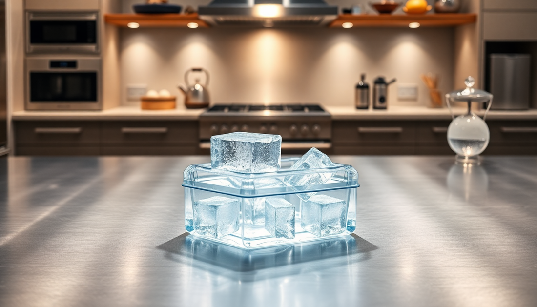 Revolutionize Your Kitchen with the Large Capacity Ice Storage Household Pressing Ice Block Mold from BlenderJuice.com