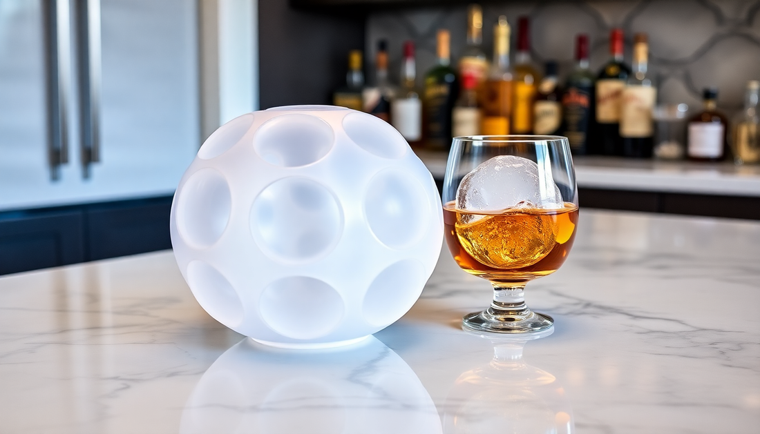 Elevate Your Drinks with the Silicone Ice Ball Maker from BlenderJuice.com