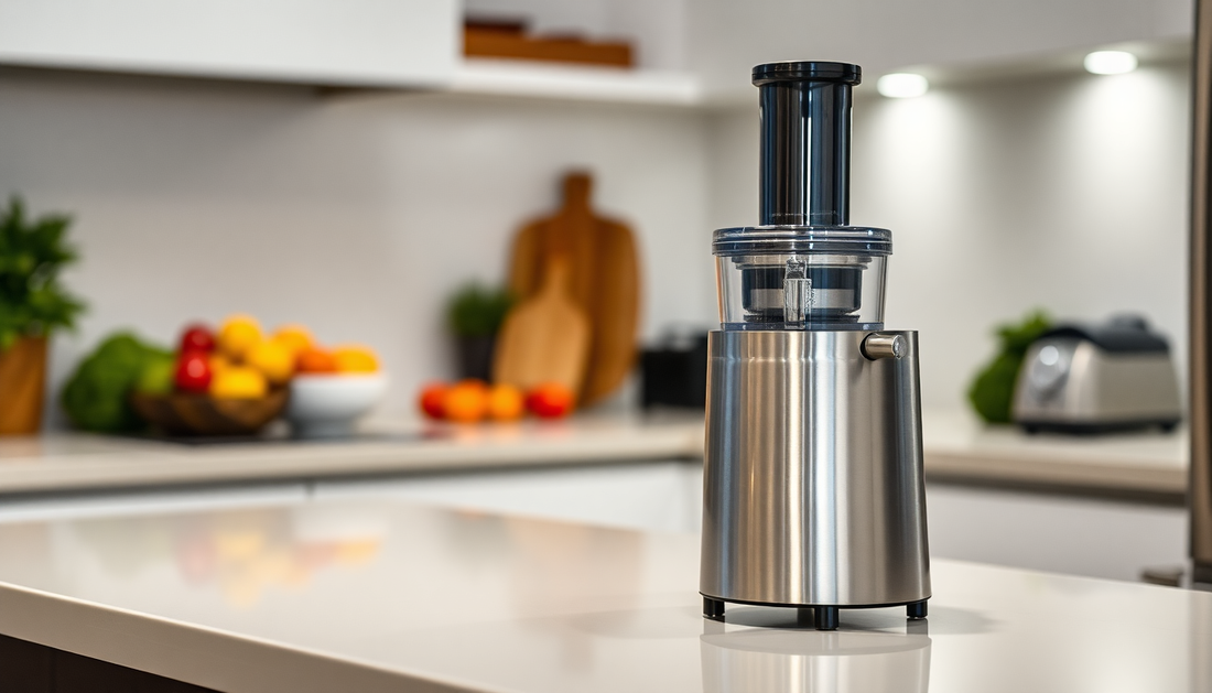 Unlock the Power of Healthy Living with BlenderJuice.com's Stainless Steel Fruit Juicer