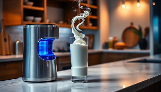 Elevate Your Kitchen with the Automatic Electric Milk Cappuccino Blender Foam Machine Whisk from BlenderJuice.com