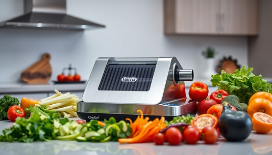 Revolutionize Your Kitchen with the Multifunctional Electric Vegetable Cutting Slicer from BlenderJuice.com