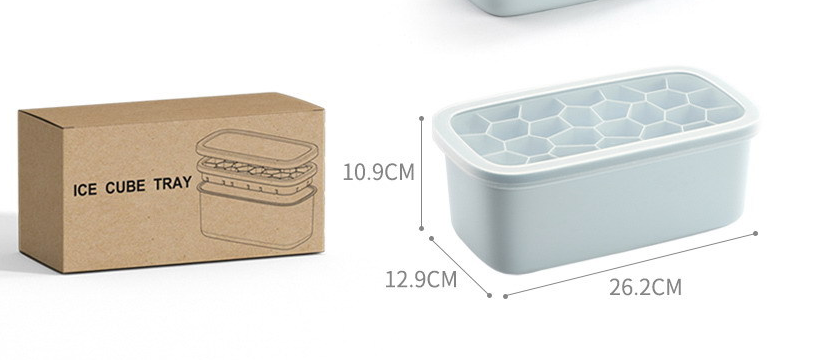 Homemade Ice Trays For Household Refrigerators, Summer Honeycomb Ice Cubes