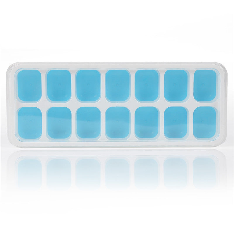 Creative Silicone Ice Tray With Lid Mold Food Grade