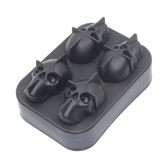 Creative 3D Skull Mold Ice Cube Tray Silicone Mold Soap Candle Moulds