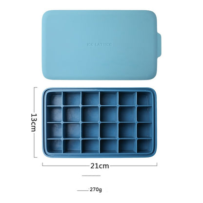 Silicone 12 Cavity Hexagon 3D Ice Mold DIY Popsicle Mould Ice Cream Makers Storage Box