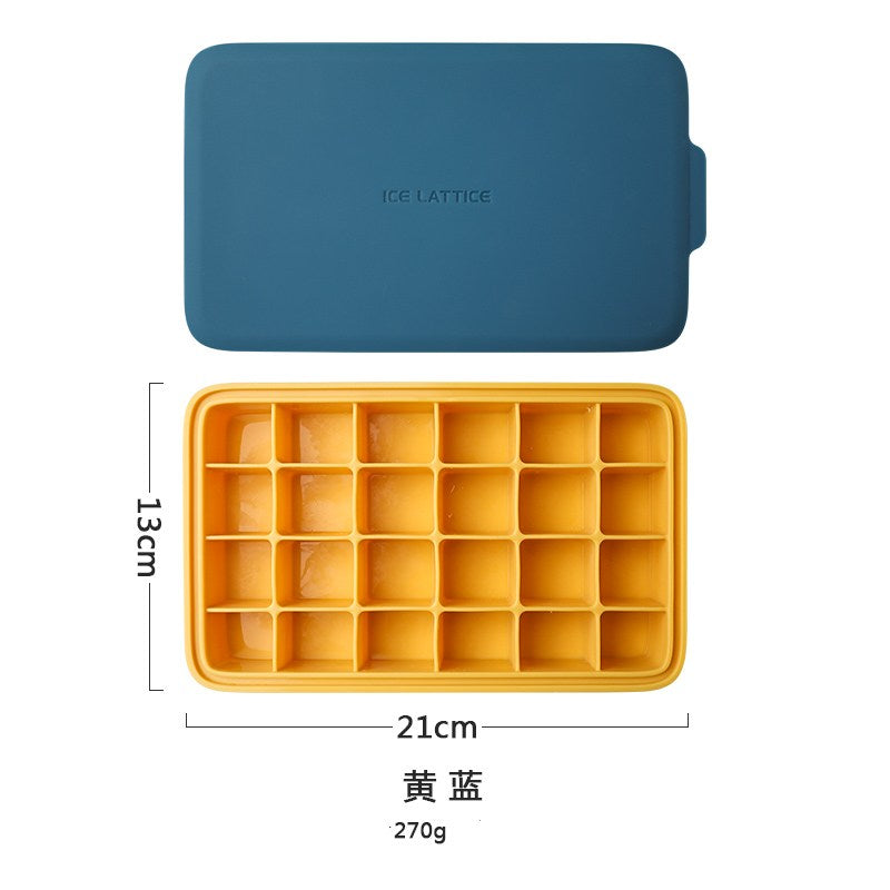 Silicone 12 Cavity Hexagon 3D Ice Mold DIY Popsicle Mould Ice Cream Makers Storage Box