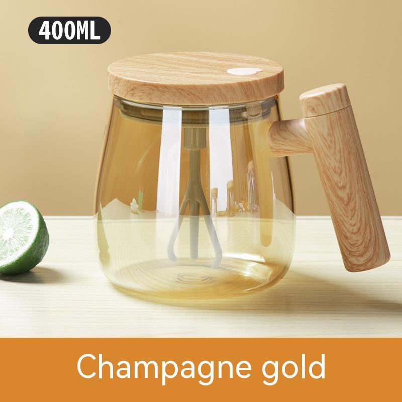 High Speed Fast Automatic Coffee Mug Electric Mixing Glass
