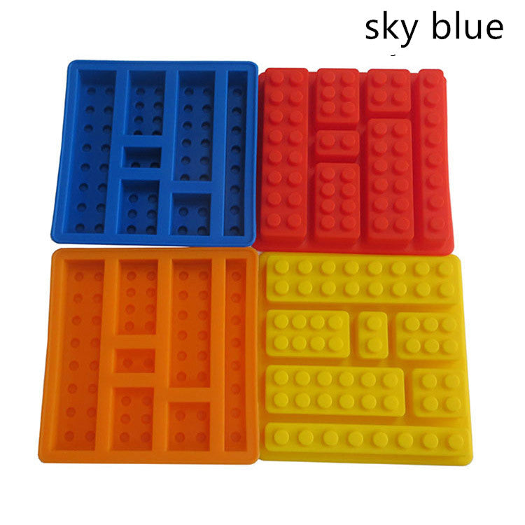 Puzzle Silicone Building Block Ice Tray Ice Mold Size Square Mold