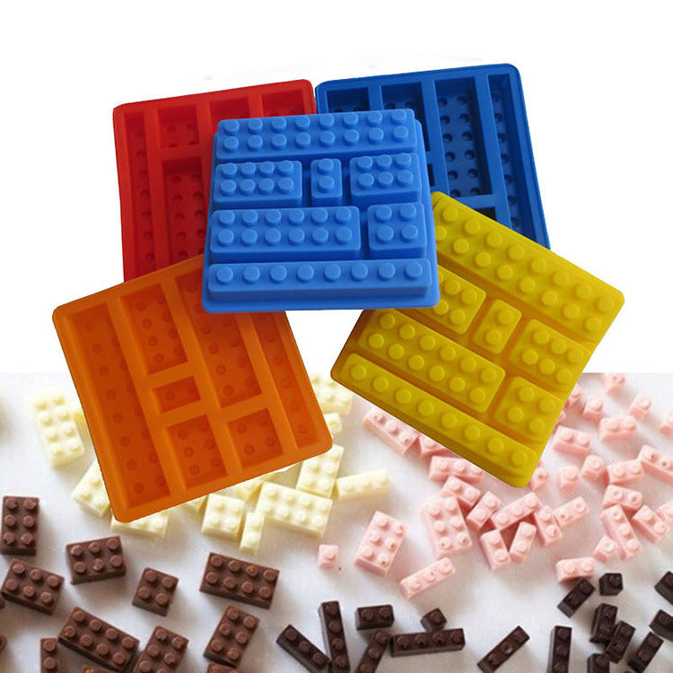 Puzzle Silicone Building Block Ice Tray Ice Mold Size Square Mold