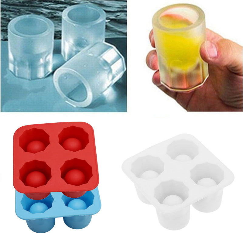 Silicone Ice Maker Mould Bar Party Drink Ice Tray Cool Shape Ice Cube Freeze Mold