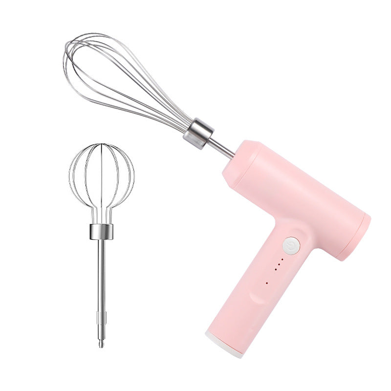 Electric Egg Beater With 2 Wire Beaters Portable Food