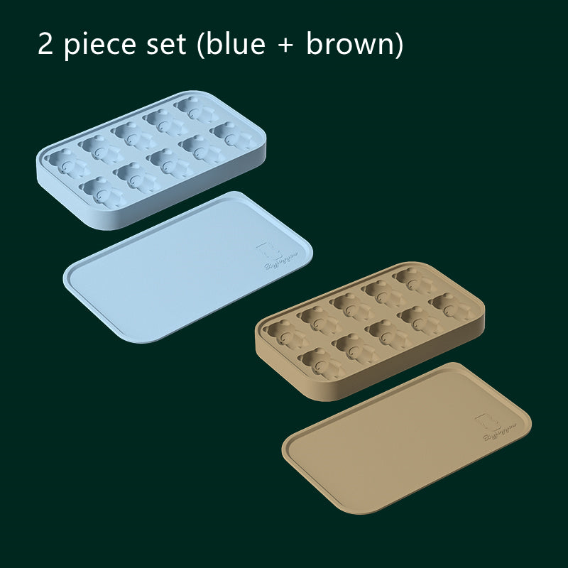 Bear Ice Cube Food Grade Silicone Press Ice Cube