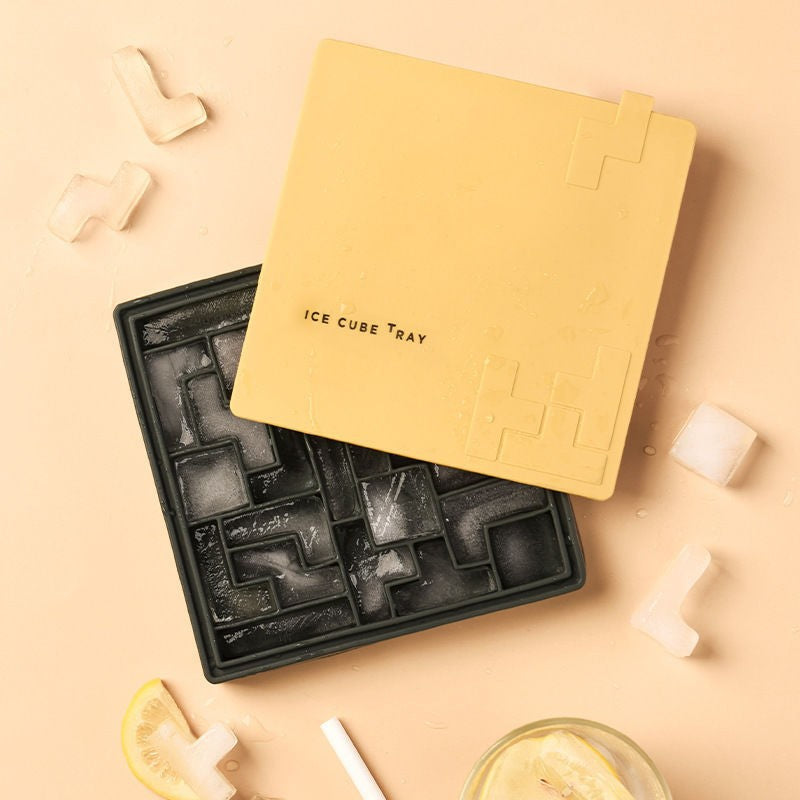 Ice Cube Maker Tetris Ice Cube Tray Labyrinth Silicone Mold Ice Maker