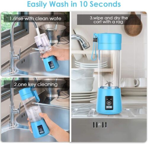 Electric Mini Portable Small Whirlwind Juice Cup USB Charging