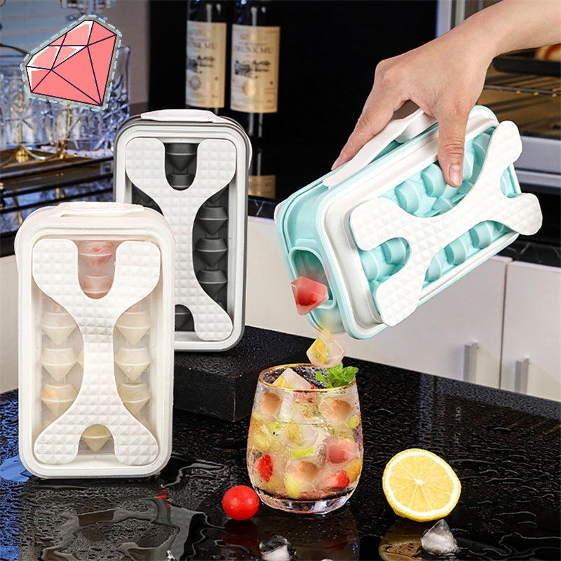 2in1 Portable Silicone Ice Ball Mold Ice Maker Water Bottle Ice Cube Mould Bottle