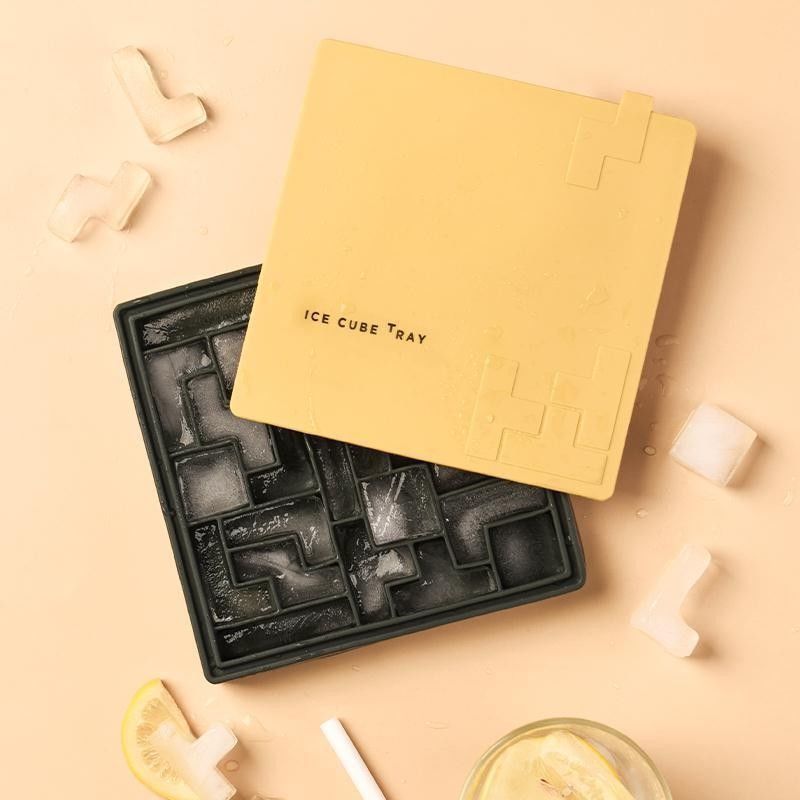 Ice Cube Maker Tetris Ice Cube Tray Labyrinth Silicone Mold Ice Maker