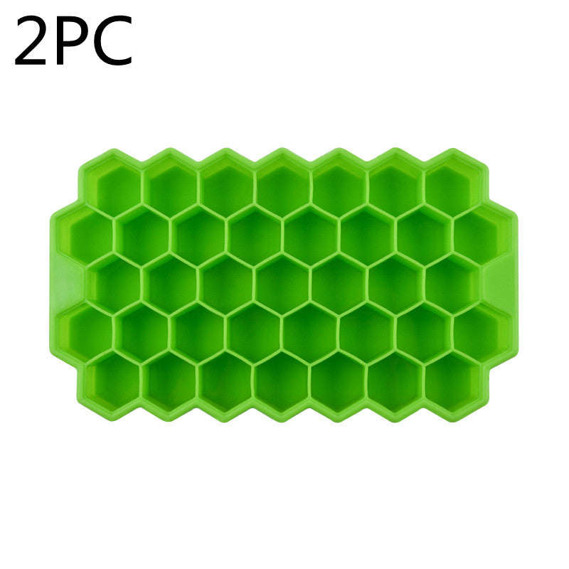 Honeycomb silicone ice tray