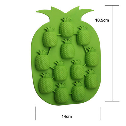 Pineapple creative silicone ice cube ice maker ice mold