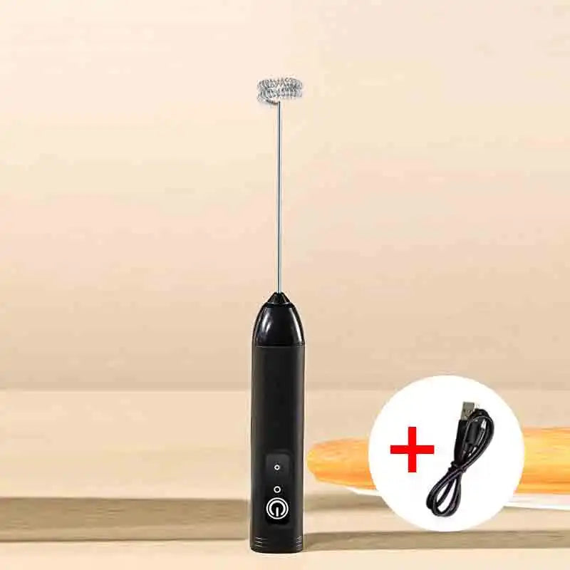 BOX Cordless Electric Milk Frother Hand Mixer Whisk,