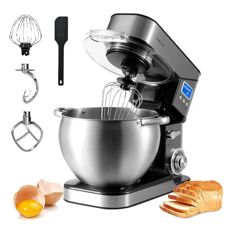 Sokany 2000W 10L Stand Mixer Planetary Mixer Stainless Steel Bowl