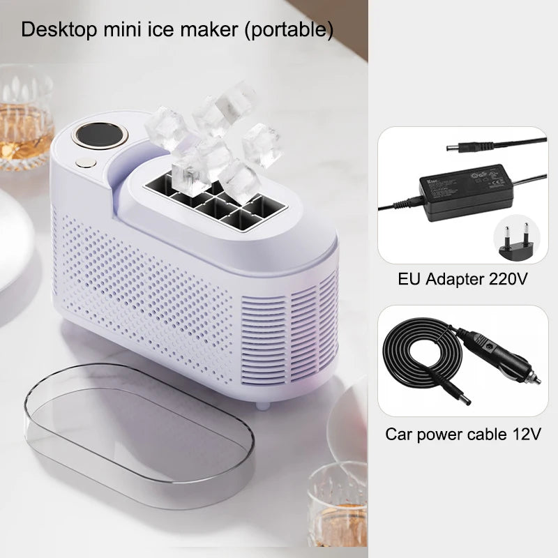 Camping 12V Car Cube Ice Automatic Ice Making Box Ice Machine