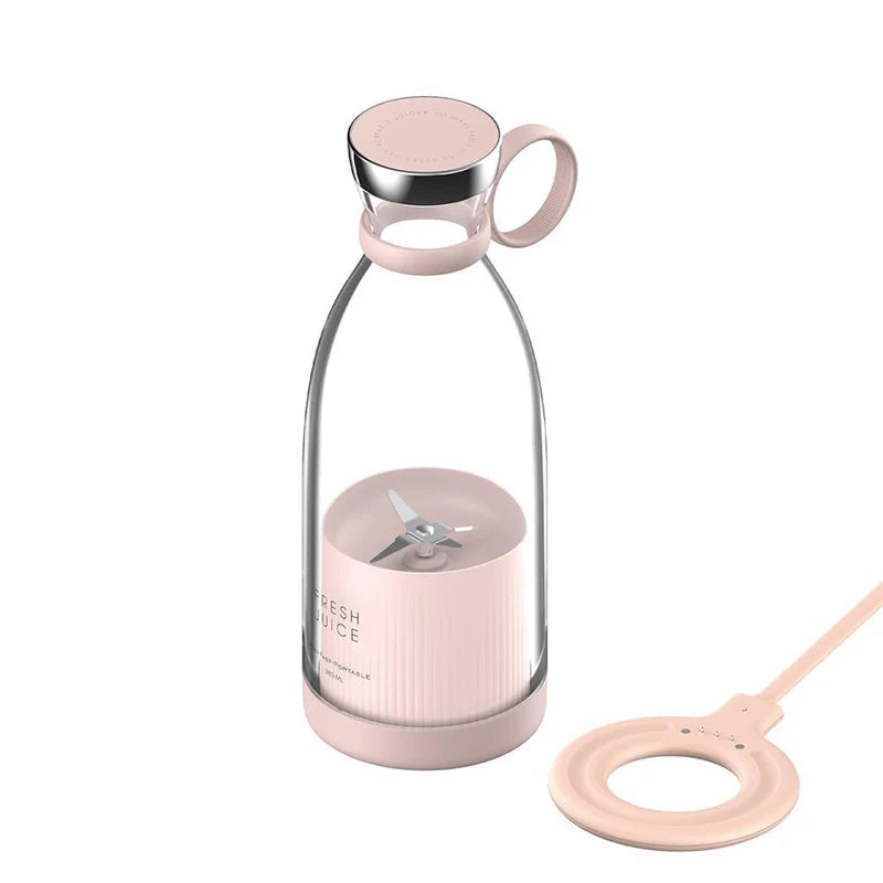 Ready Stock 350ml Portable USB Juicer Cup Mini Blender