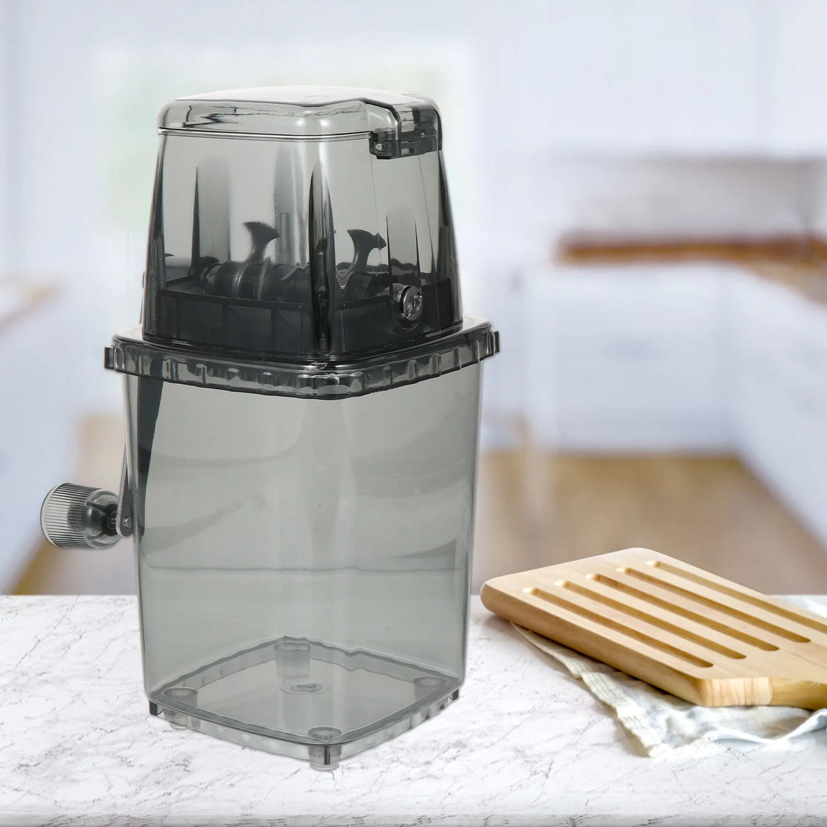 Hand Crank Manual Ice Crusher Chopper Portable