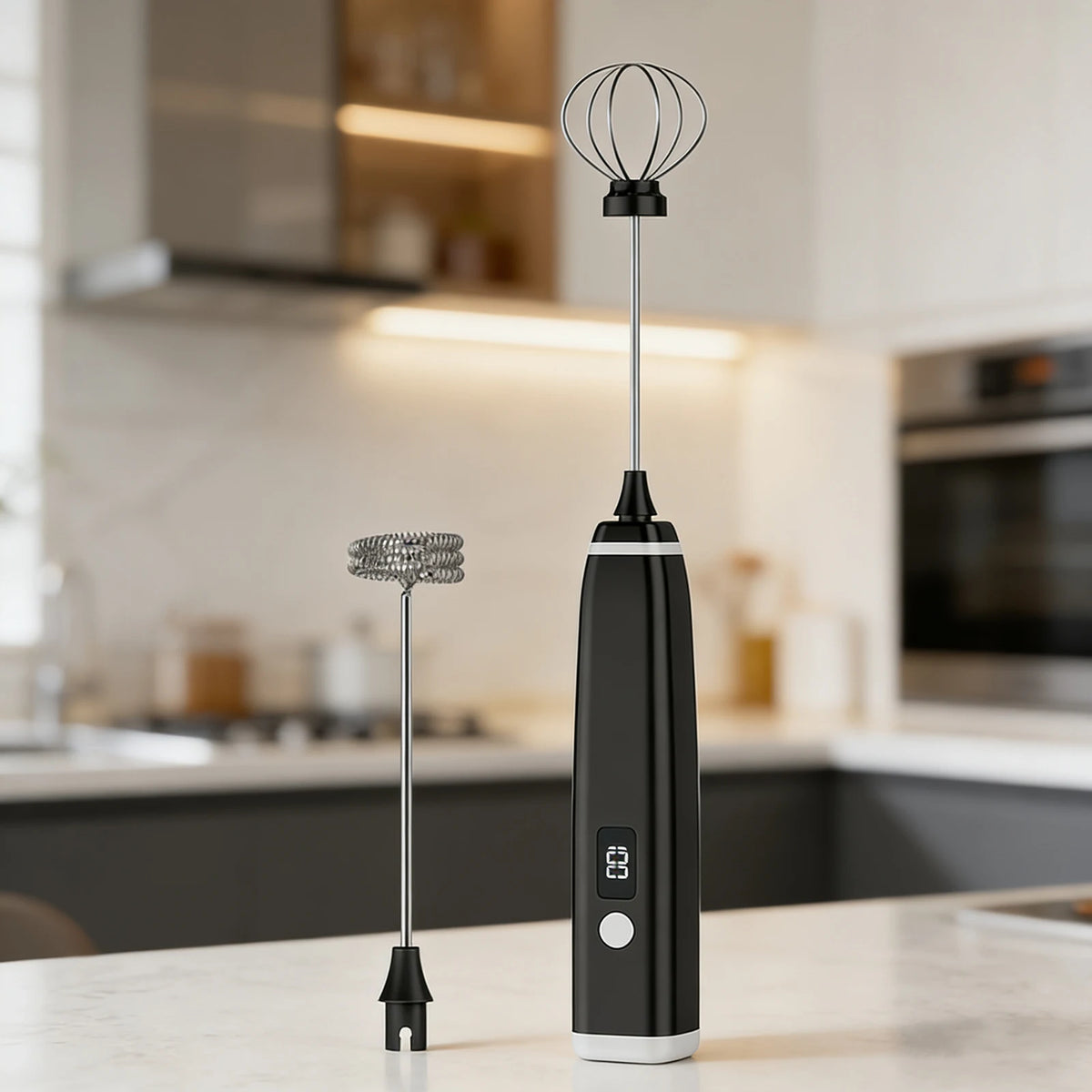 Cordless Handheld Milk Frother for Camping Coffee Frother