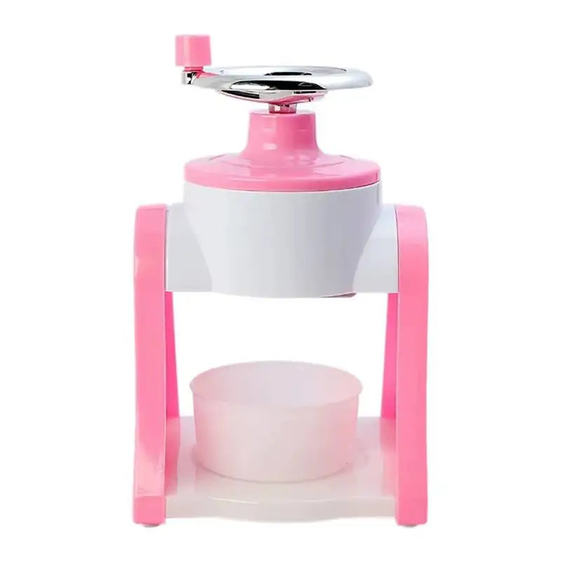 Ice Shaver Snow Cone Hand Crank Ice Crusher Portable Ice Machine