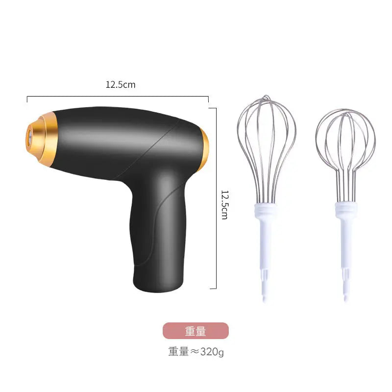 Electric Mixer, Milk Frother, Handheld Egg Beater, Portable Beverage Coffee Machine, Cake Cream Machine, Kitchen Batter Mixer