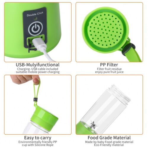 Electric Mini Portable Small Whirlwind Juice Cup USB Charging