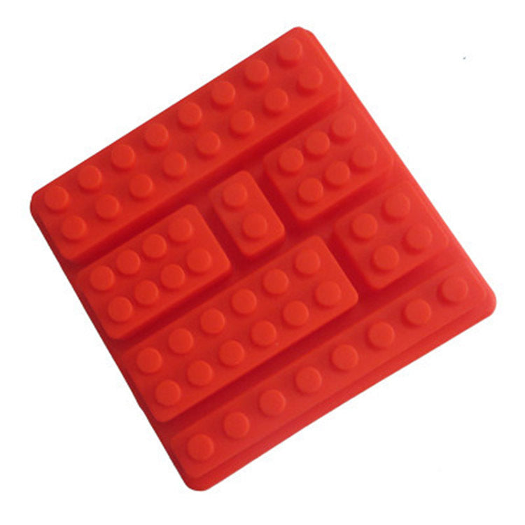 Puzzle Silicone Building Block Ice Tray Ice Mold Size Square Mold